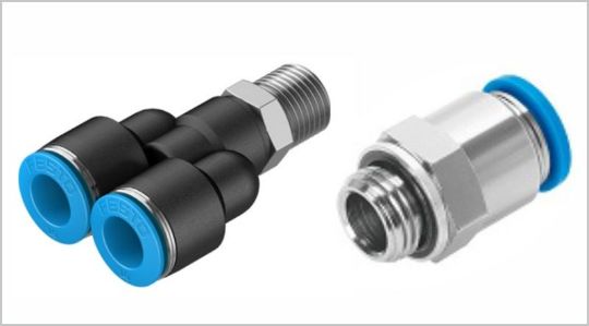 Фитинги пневматические, для пневматики, пневмофитинги FESTO / ФЕСТО - купить в Алматы, в Казахстане. Немецкие пневмоэлементы FESTO - в наличии и на заказ. Пневматика FESTO, детали, запчасти, расходные материалы, для сжатого воздуха, ждя вакуума.Пневмофитинги: цанговые, штуцеры, ниппельные штуцеры, переходные фитинги, адаптеры.