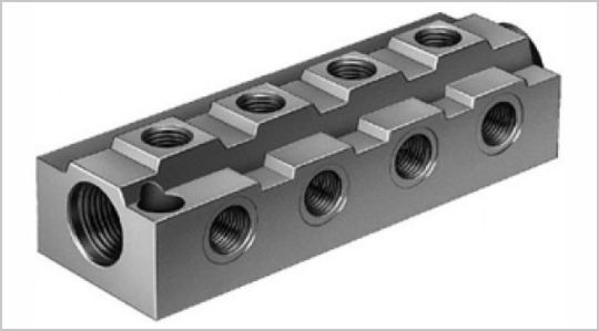 Коллекторы пневматические, для пневматики ФЕСТО - купить в Алматы, в Казахстане. Пневмоэлементы немецкого производителя FESTO - купить в Алматы, в Казахстане. Широкий выбор пневмоэлементов FESTO - немецкое качество. Пневмоколлекторы для сжатого воздуха, для вакуума, для пневматики.